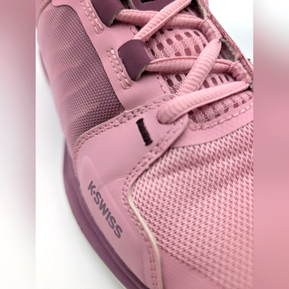 K-Swiss Women’s Size 9.5 Pink Athletic Training Sneakers Lace-Up Cushioned Sole - Picture 9 of 14